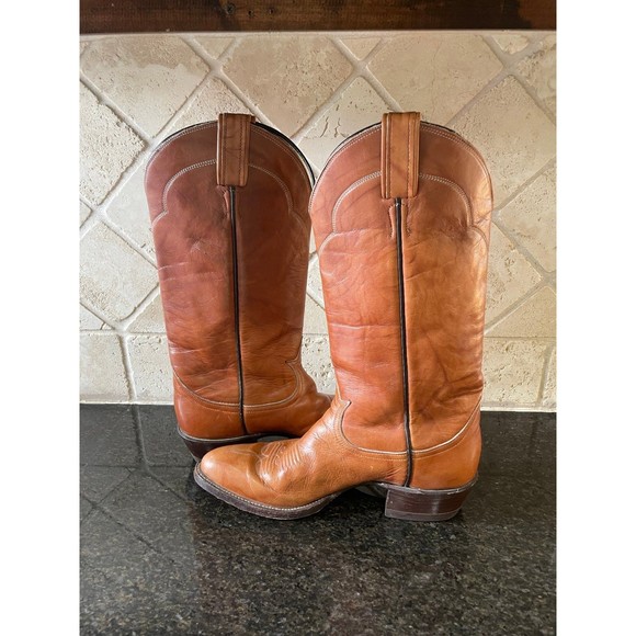 TONY LAMA Women’s boots 5084 Brown Western Cowboy Boots - Picture 8 of 11